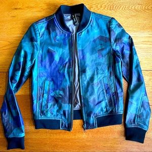 TOUGH Jeansmith.  Leather/ boom Jacket